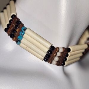 Elegant Beaded Choker Necklace